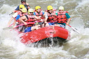 White water rafting in the Arkansas River